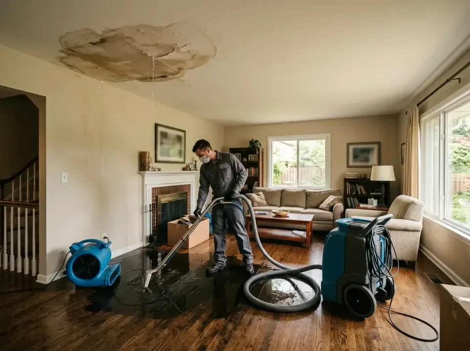 attic-pipe-burst-ceiling-drip-008 — frequently asked questions, Water Damage Restoration & Carpet Care in Donora, PA